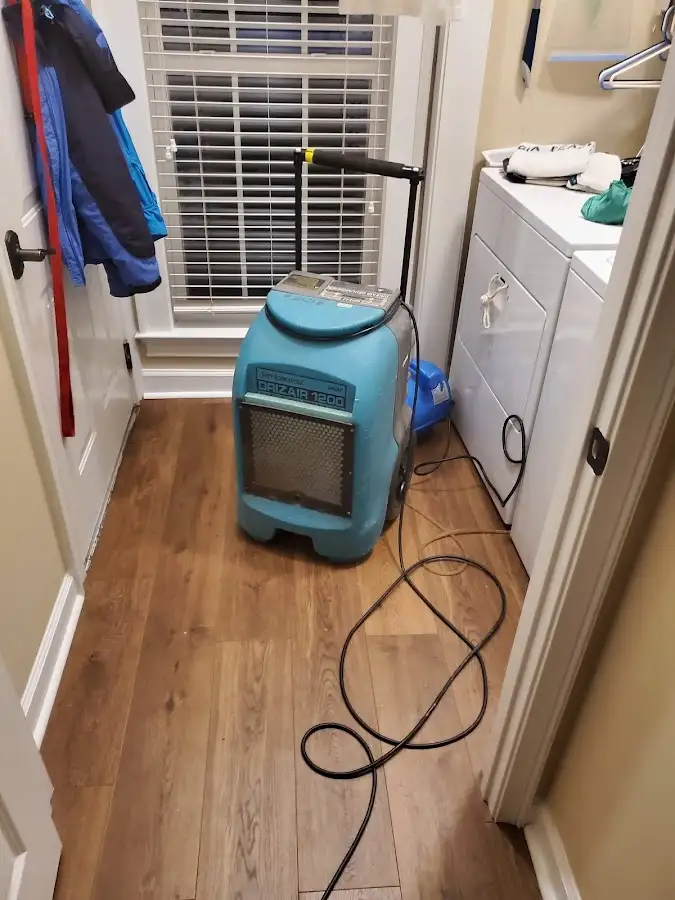 Commercial dehumidifier deployed for Crawl Space Restoration in Winston-Salem